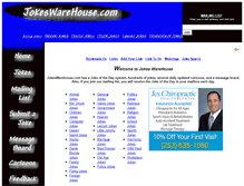 Tablet Screenshot of jokeswarehouse.com